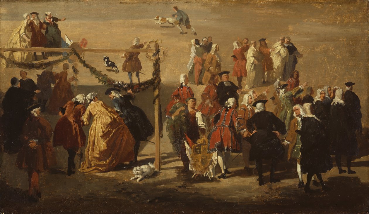 Festival in Piazza Navona, 1729 by Giovanni Paolo Panini