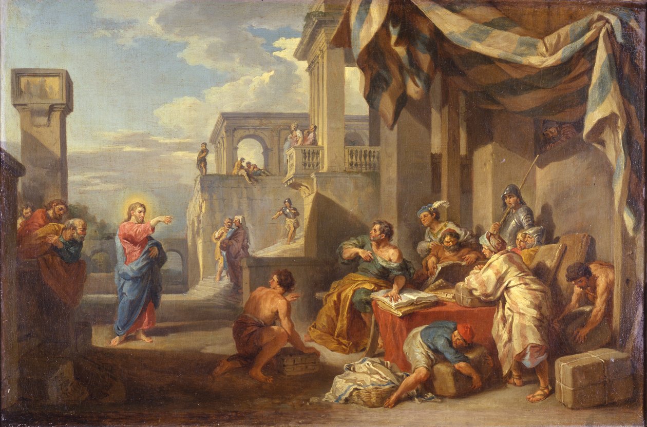 The Calling of Saint Matthew by Giovanni Paolo Panini