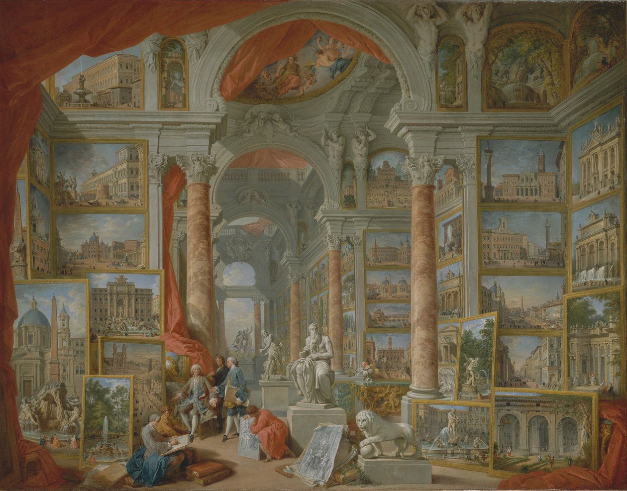 Modern Rome by Giovanni Paolo Pannini