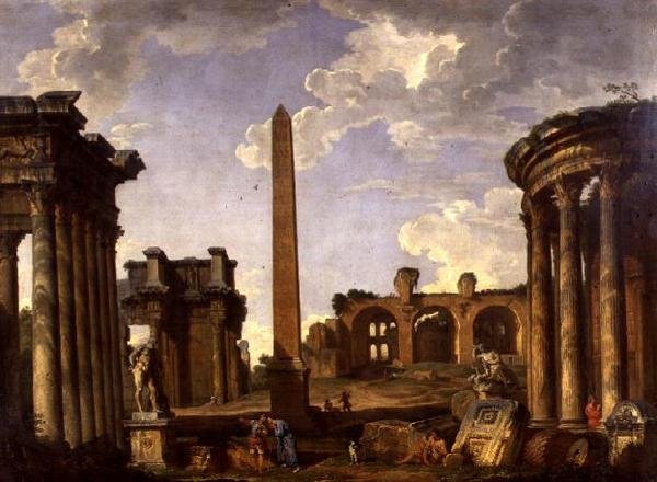 Roman Capriccio by Giovanni Paolo Pannini