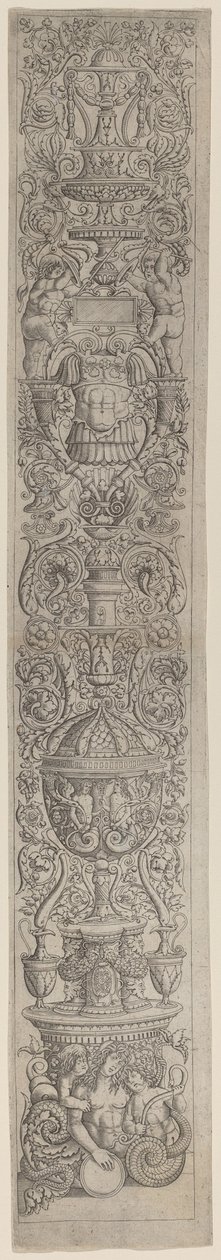 Ornament Panel: Nereid Ridden by Two Children by Giovanni Pietro Birago and Zoan Andrea