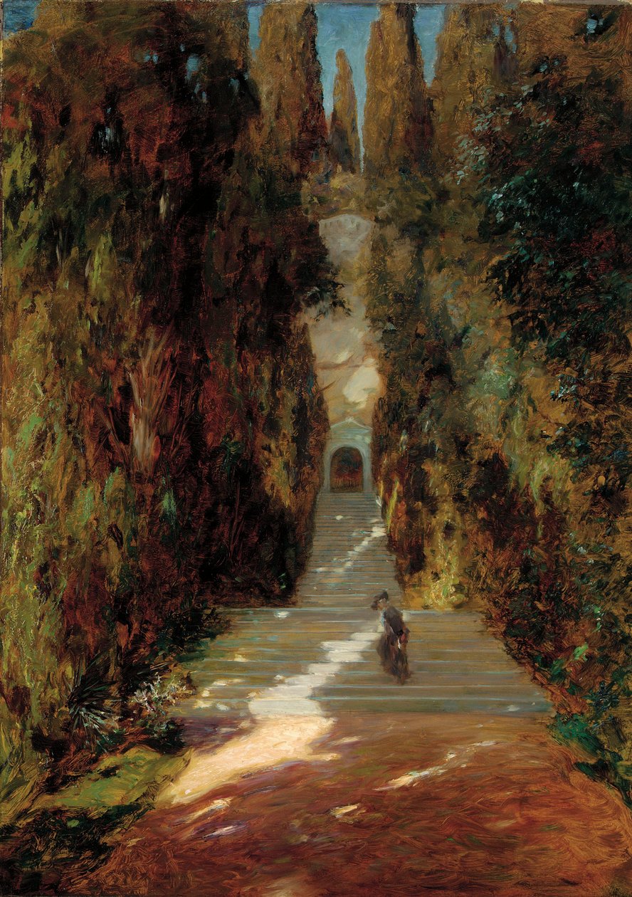 A Messa Prima, 1885 by Giovanni Segantini