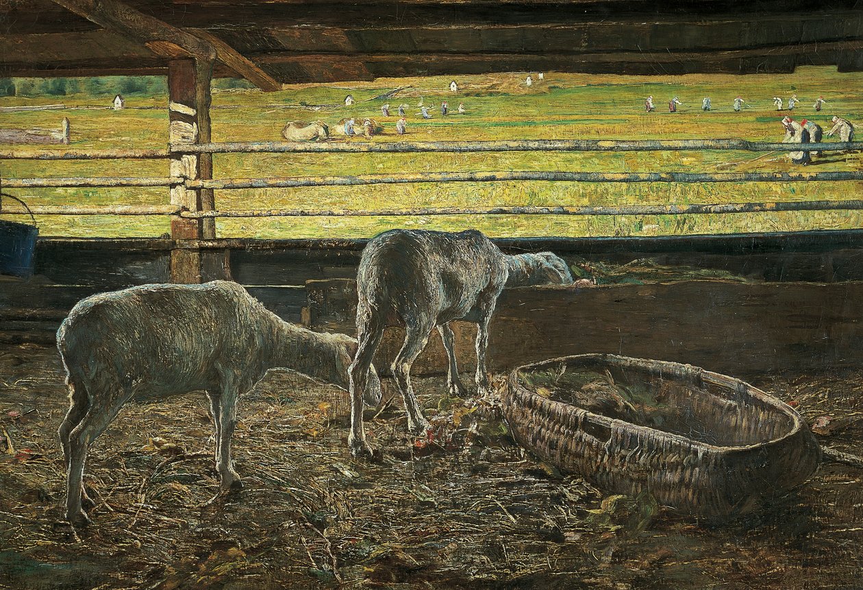 Contrast of Light by Giovanni Segantini