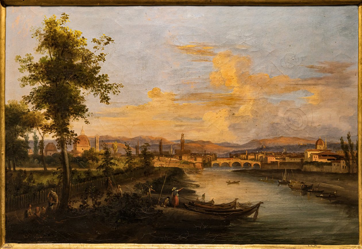 View of the Arno, c.1850 by Giovanni Signorini