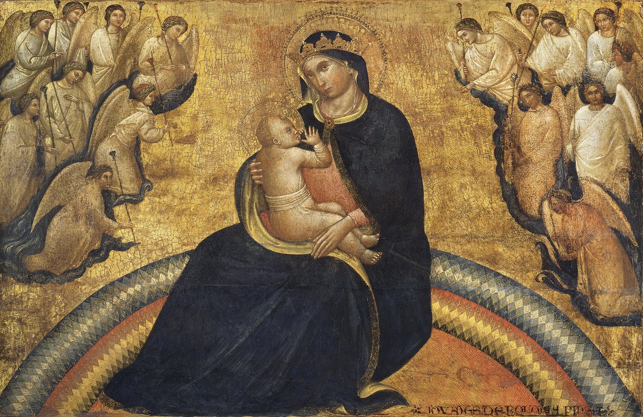 Madonna with Child and Angels by Giovanni da Bologna