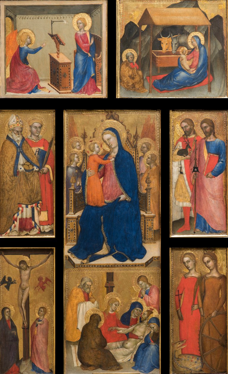 Madonna and Child with Saints by Giovanni da Milano