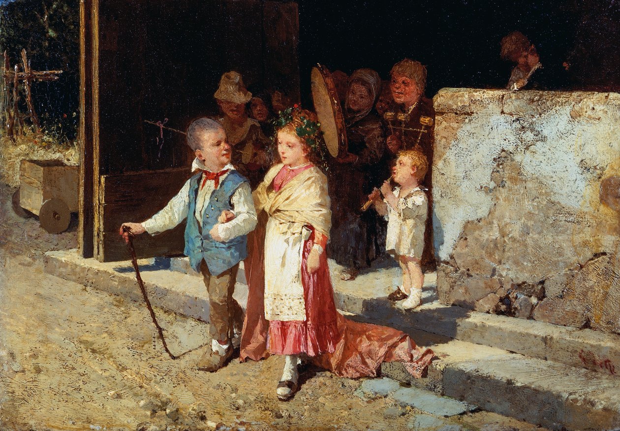 Young Married Couple, by Giovanni Del Re by Giovanni del Re