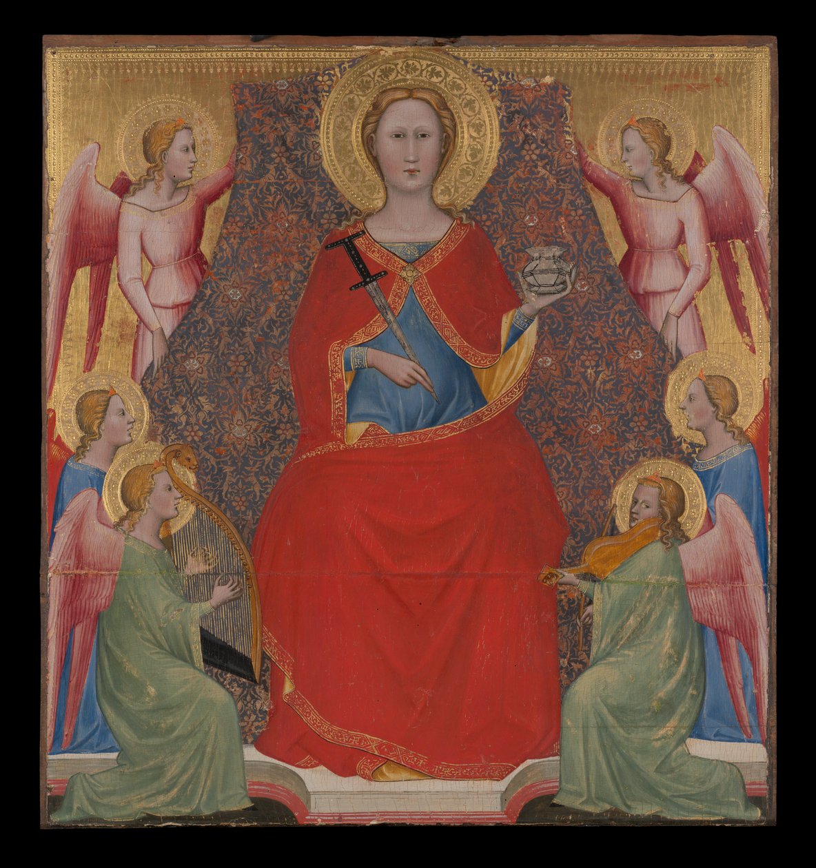 Saint Lucy Enthroned by Giovanni di Bartolomeo Cristiani