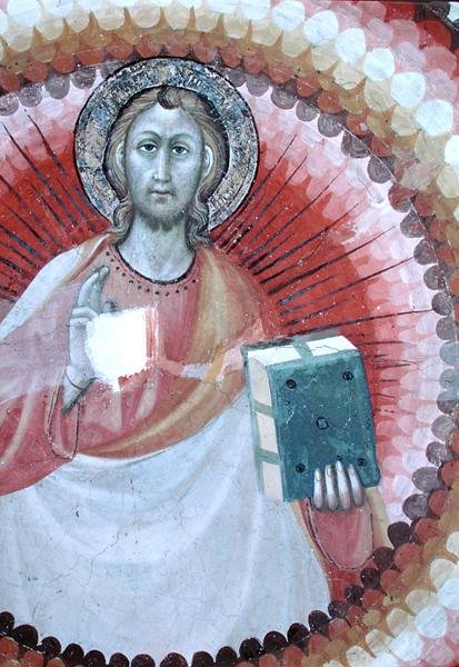 Christ Blessing by Giovanni di Corraduccio