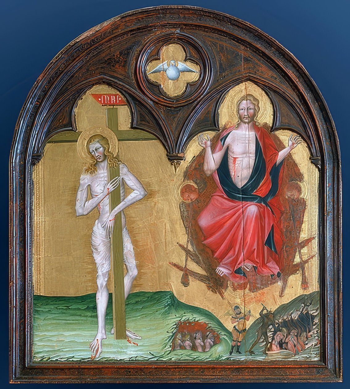 The Suffering and Triumphant Christ by Giovanni di Paolo