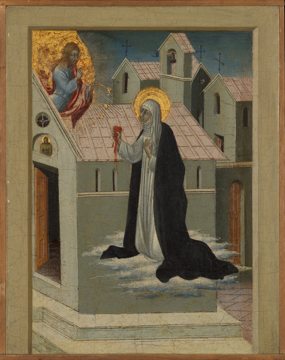 Saint Catherine of Siena Exchanging Her Heart with Christ by Giovanni di Paolo