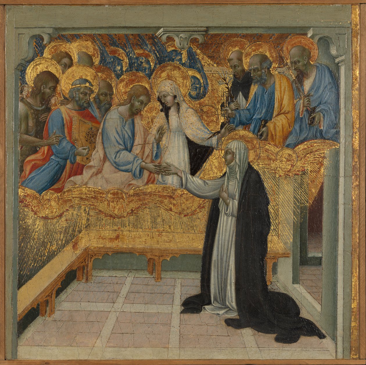 The Mystic Marriage of Saint Catherine of Siena by Giovanni di Paolo