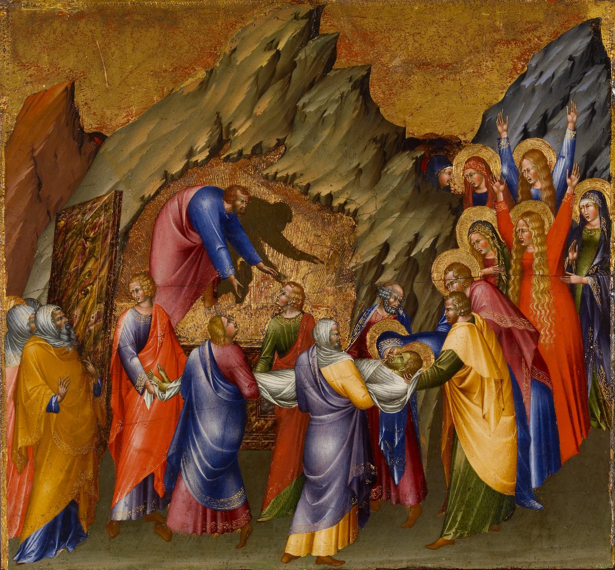 The Entombment of Christ, from the Malavolti Altarpiece by Giovanni di Paolo di Grazia