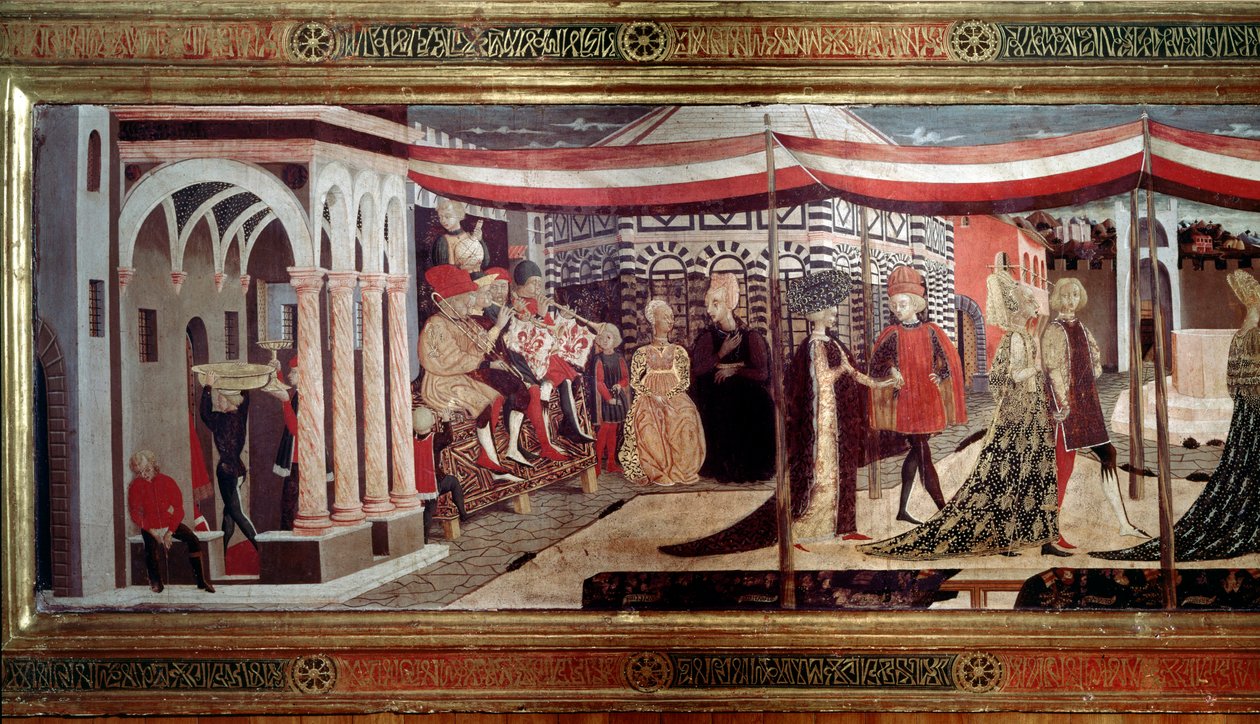Renaissance Wedding Ceremony (detail) by Giovanni di Ser Giovanni Scheggia