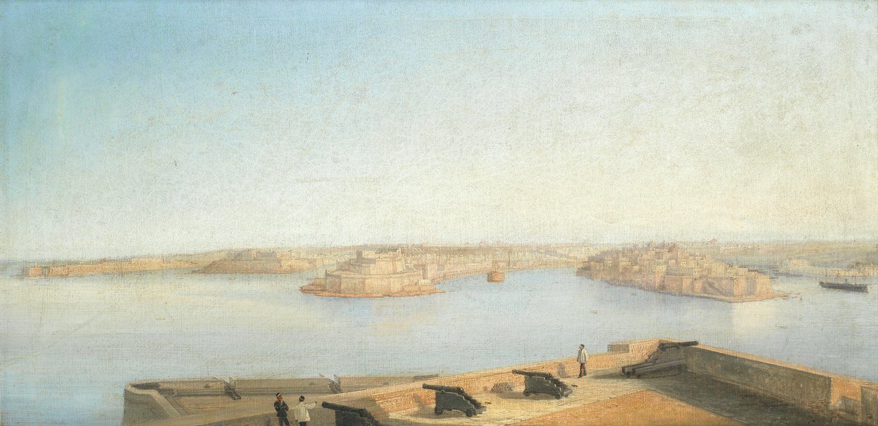 The Three Cities and the Grand Harbour, Malta by Girolamo Gianni
