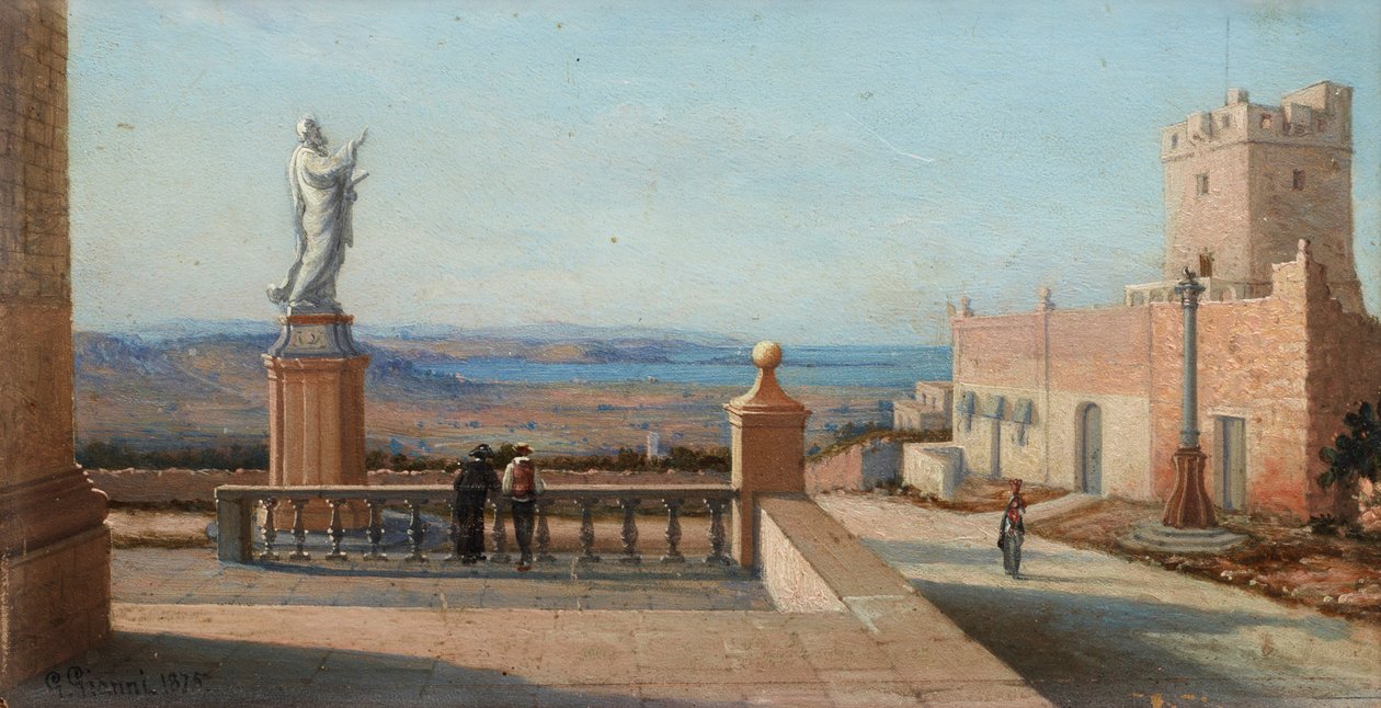 View at Malta 1875 by Girolamo Gianni