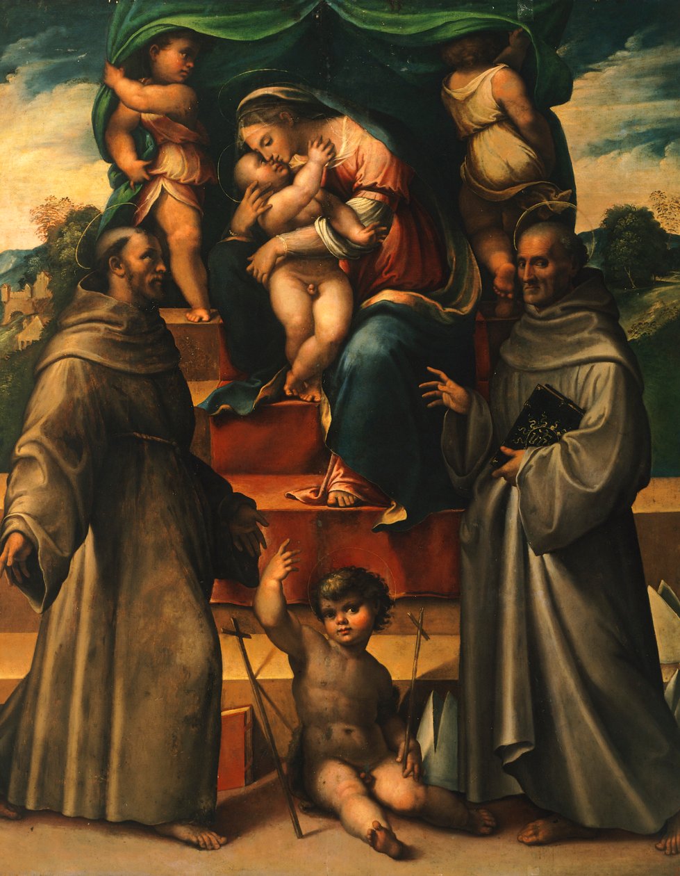 Madonna with Child and Saints by Girolamo Marchesi da Cotignola