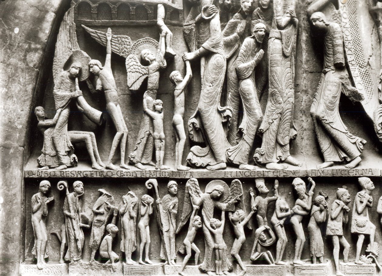 The Chosen Ones (detail) by Gislebertus
