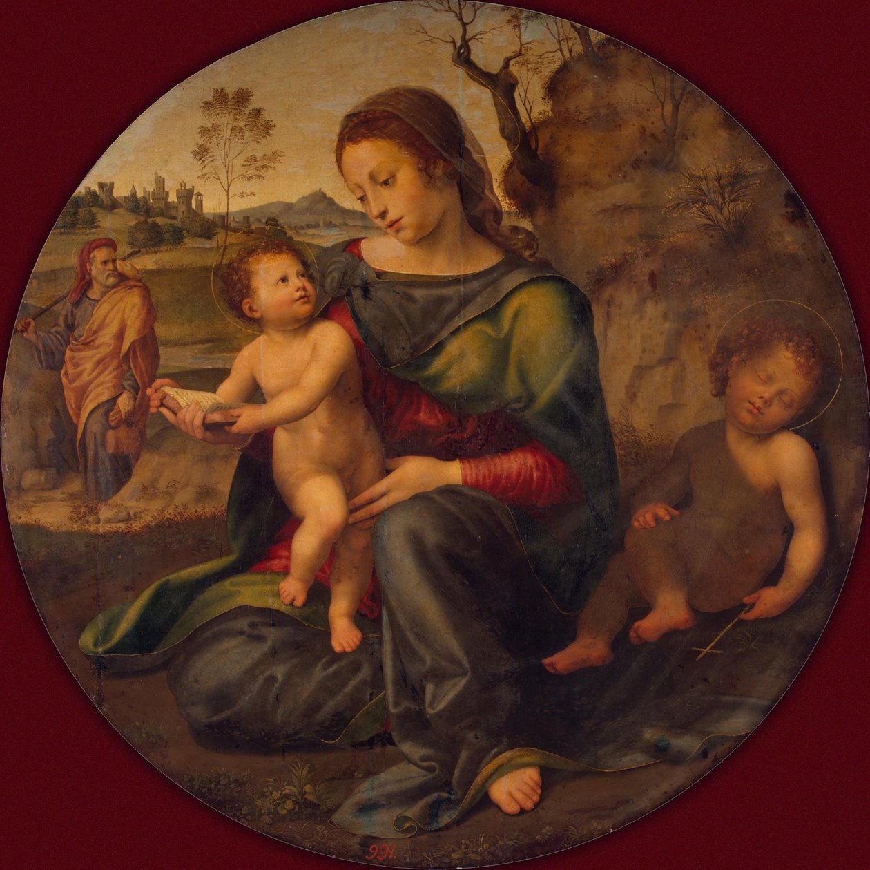The Holy Family with the young John the Baptist, c. 1520 by Giuliano Bugiardini