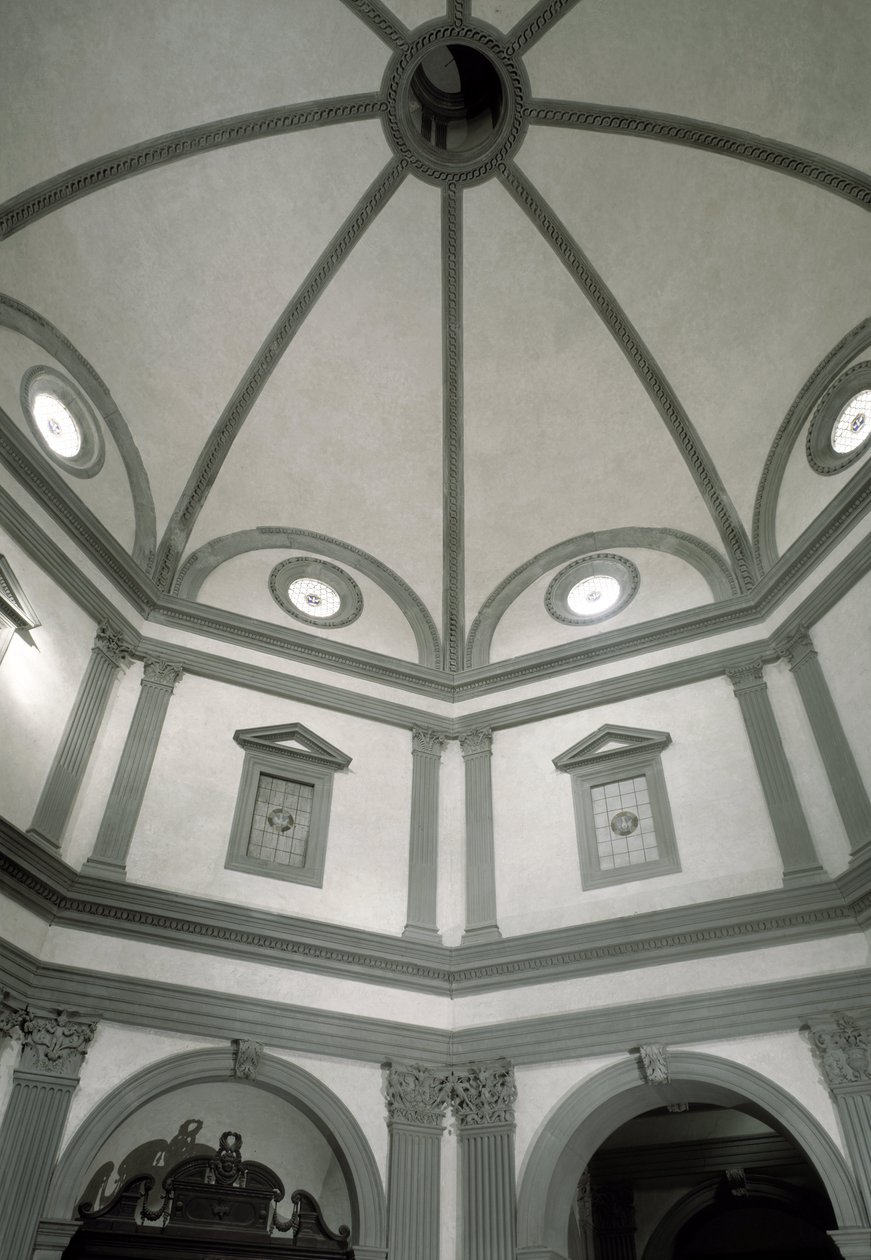 View of the Octagonal Sacristy by Giuliano Giamberti da Sangallo