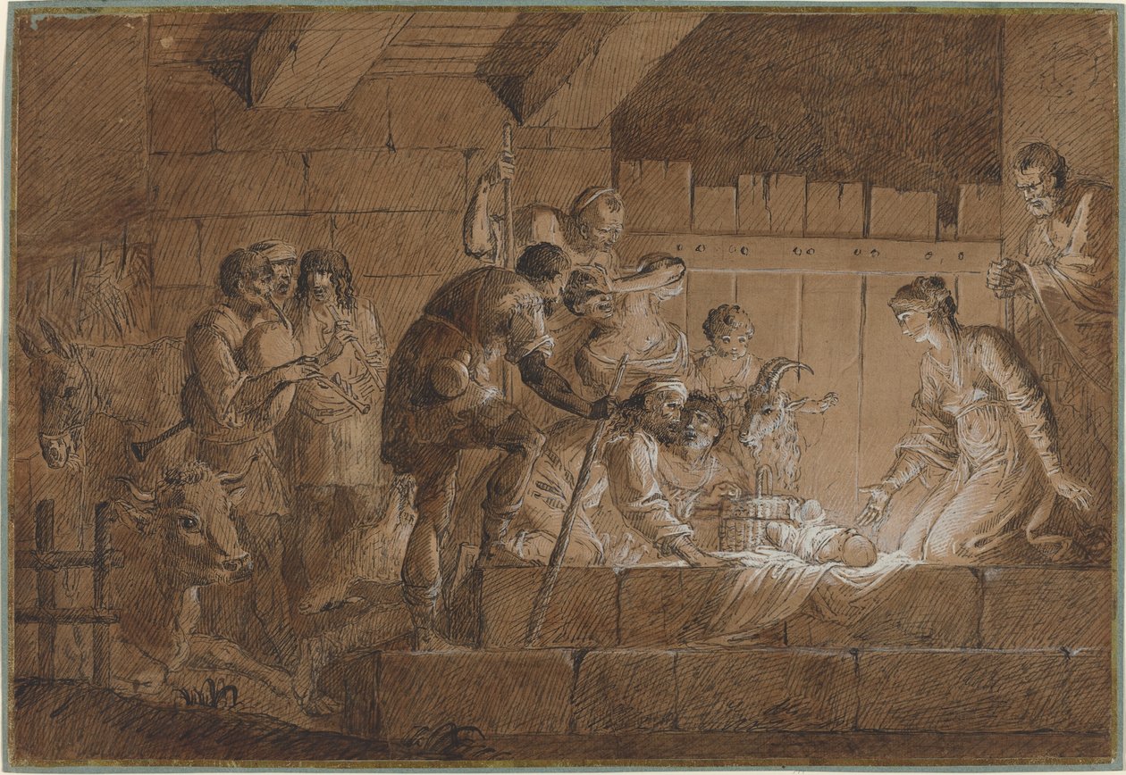 The Nativity by Giuliano Traballesi