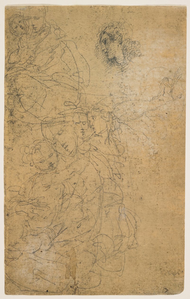 Studies of the Madonna and Child by Giulio Cesare Procaccini