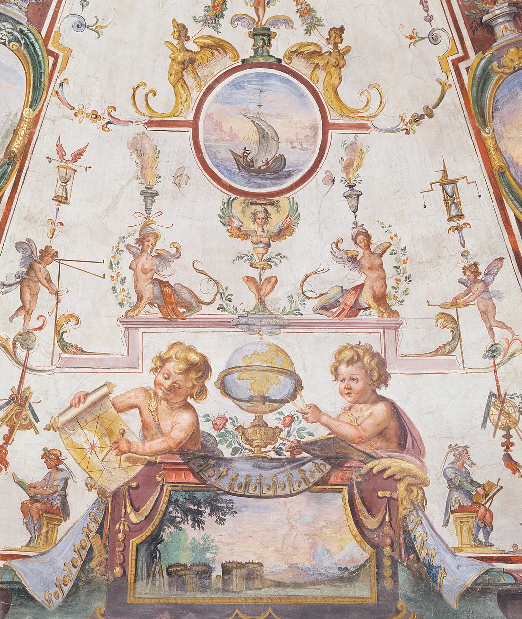 Ceiling panel from the Stanzino delle Matematiche by Giulio Parigi