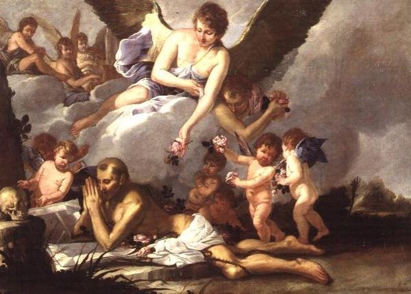 The Self-Mortification of St. Francis by Giulio (attr. to) Carpioni
