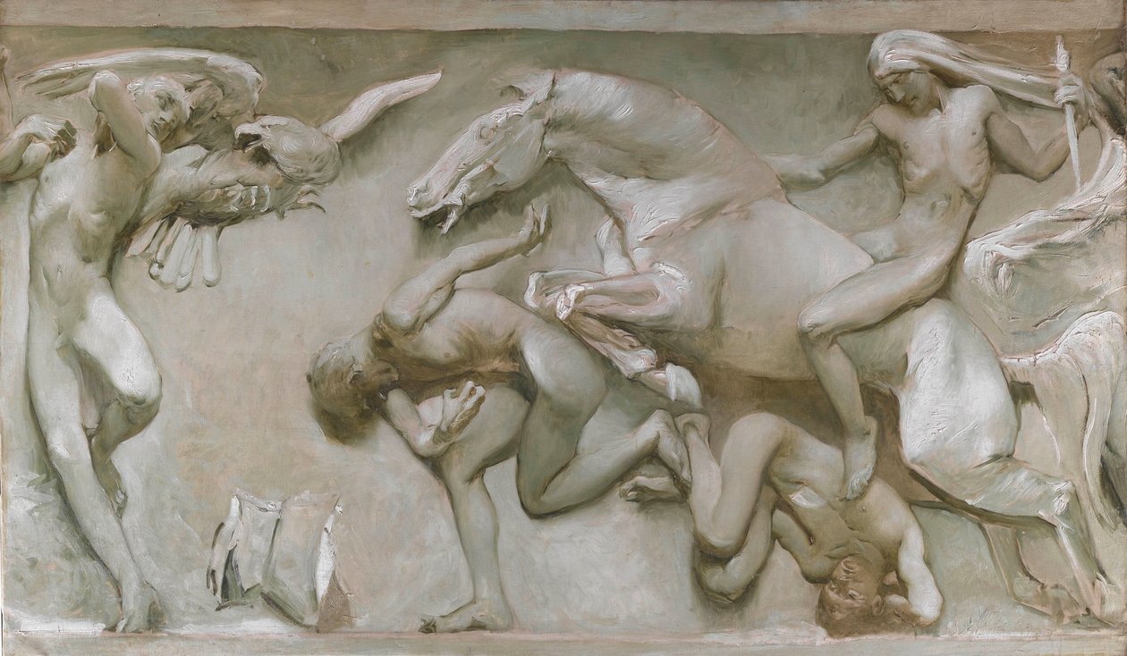 From the Great Discoveries, Through the Gloomy Ages, 1906 by Giulio Aristide Sartorio