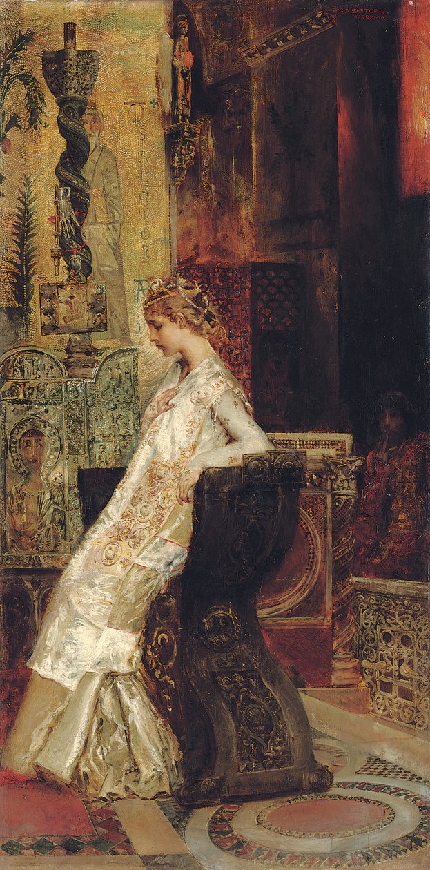 Sacred Love by Giulio Aristide Sartorio