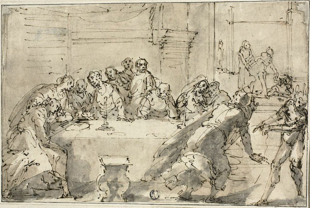 Last Supper by Giulio Benso: Premium art reproduction