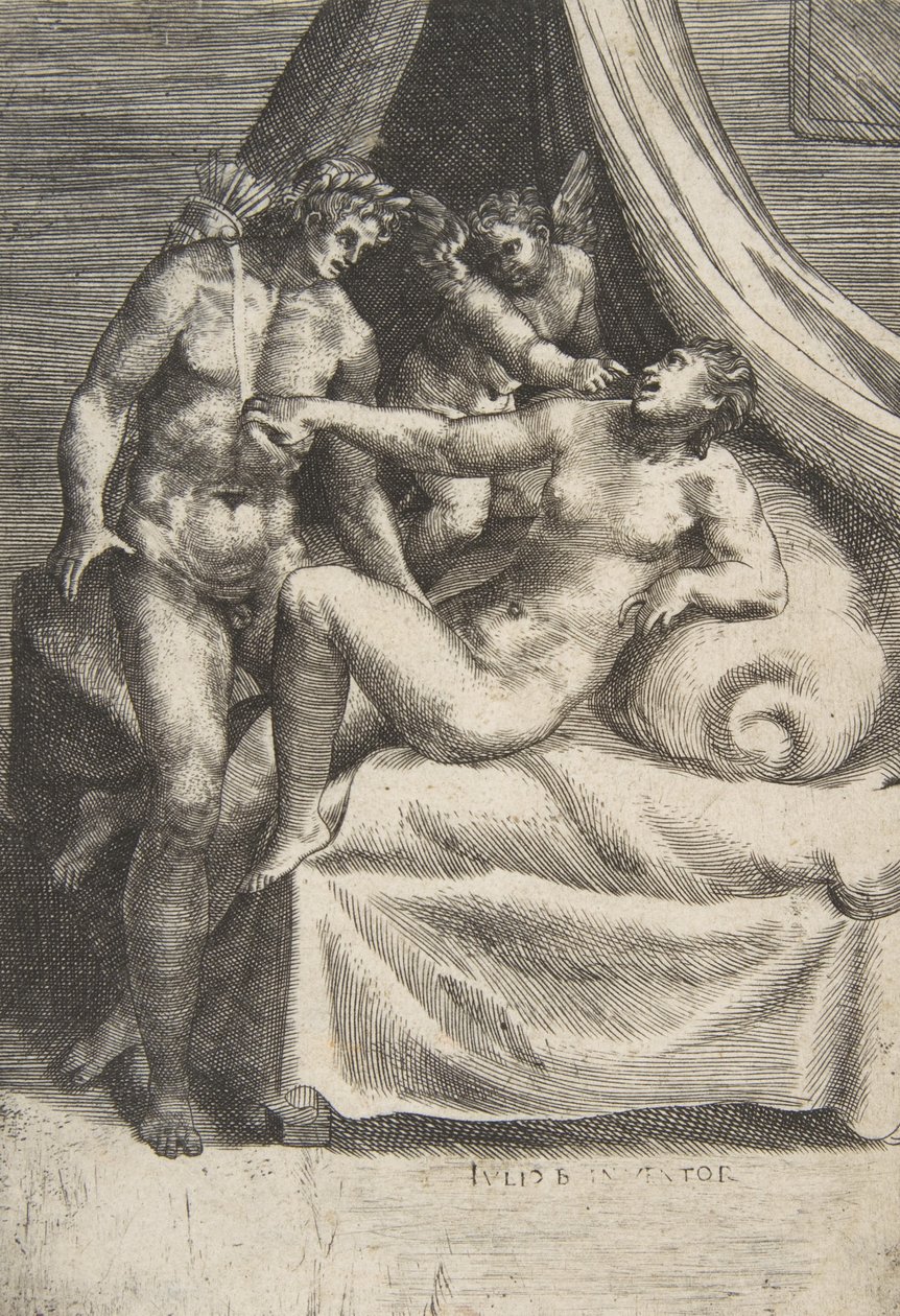 Apollo and Daphne by Giulio Bonasone