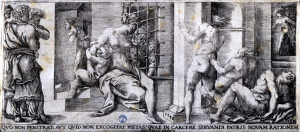 Roman Charity by Giulio Bonasone