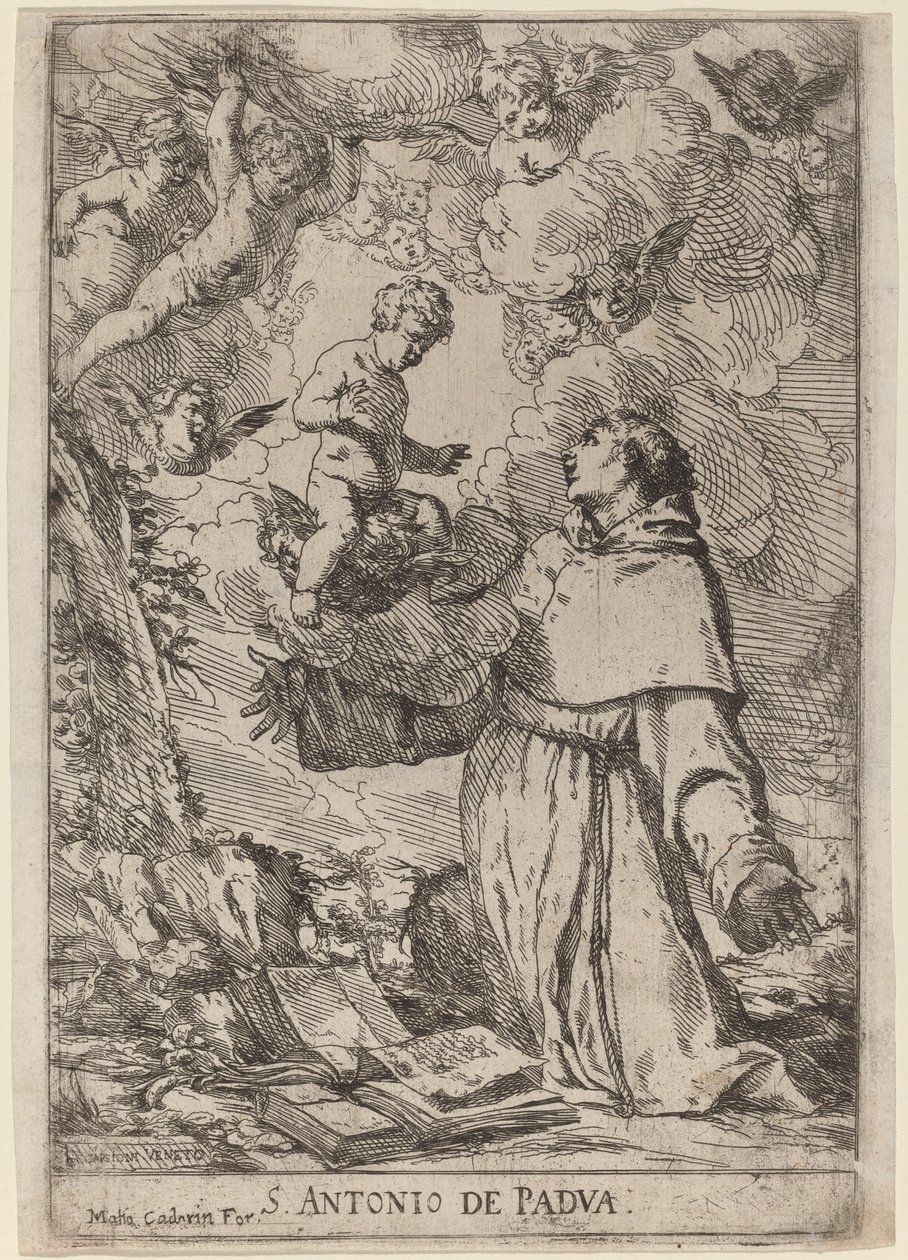 Saint Anthony of Padua by Giulio Carpioni