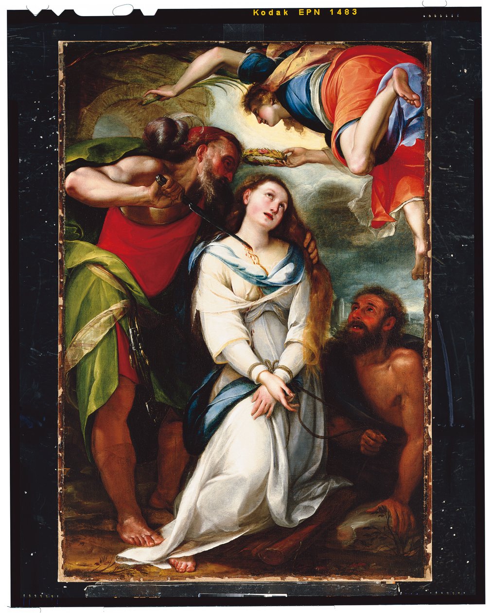 The martyrdom of Saint Agnes by Giulio Cesare Procaccini