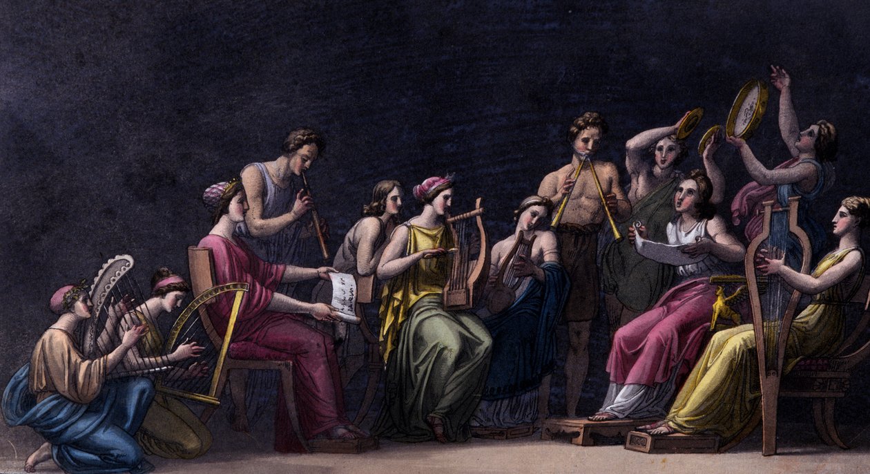 Multi-Instrument Concert, Ancient Greece by Giulio Ferrario