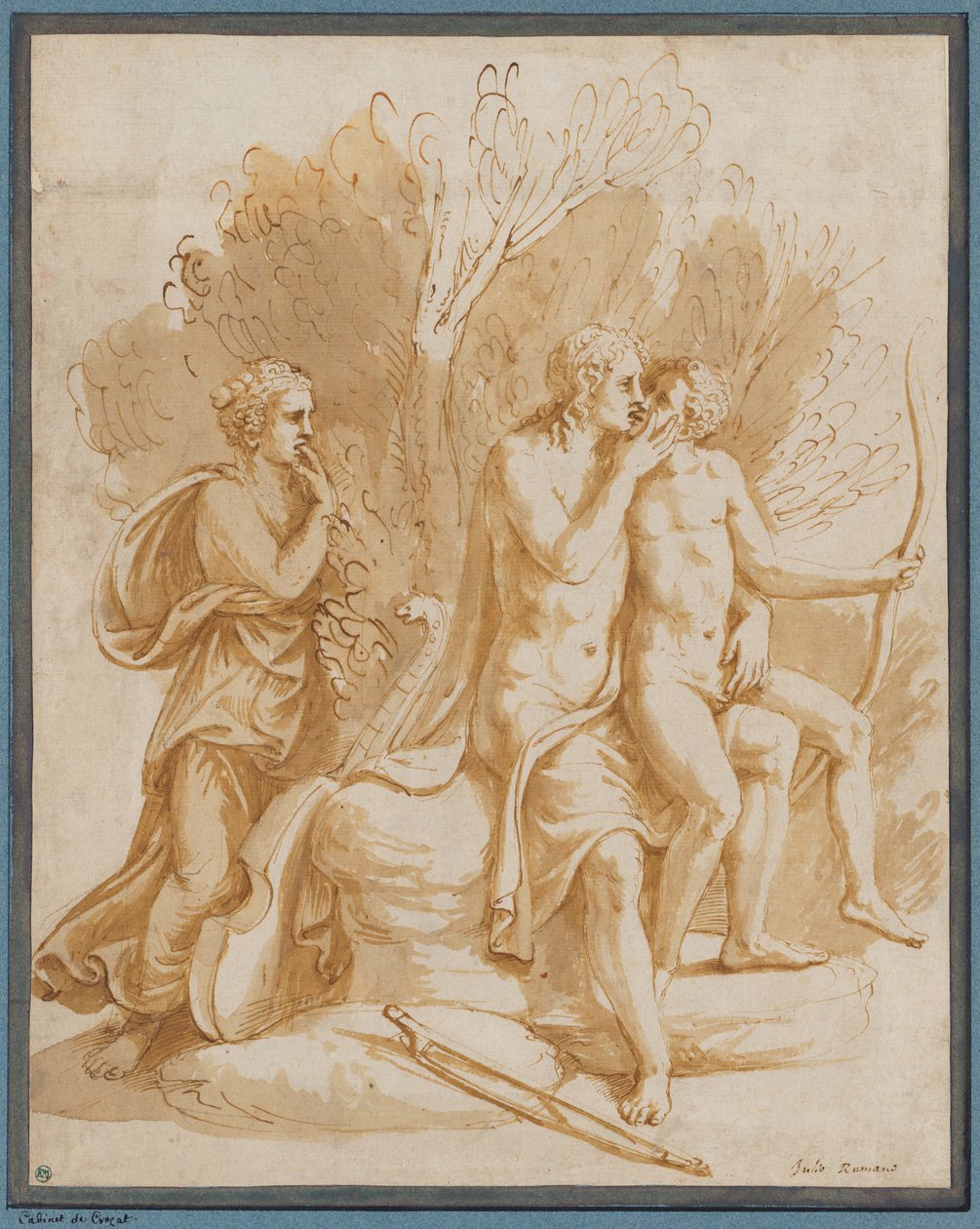 Apollo with a Lover by Giulio Romano