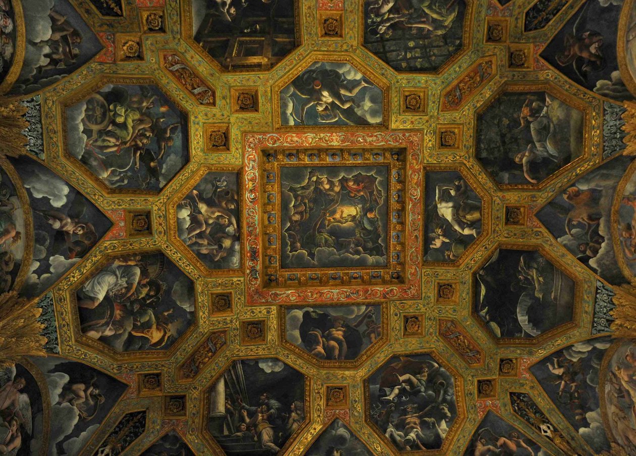 Fresco (detail) from the Chamber of Amor and Psyche, 1526-1534 by Giulio Romano