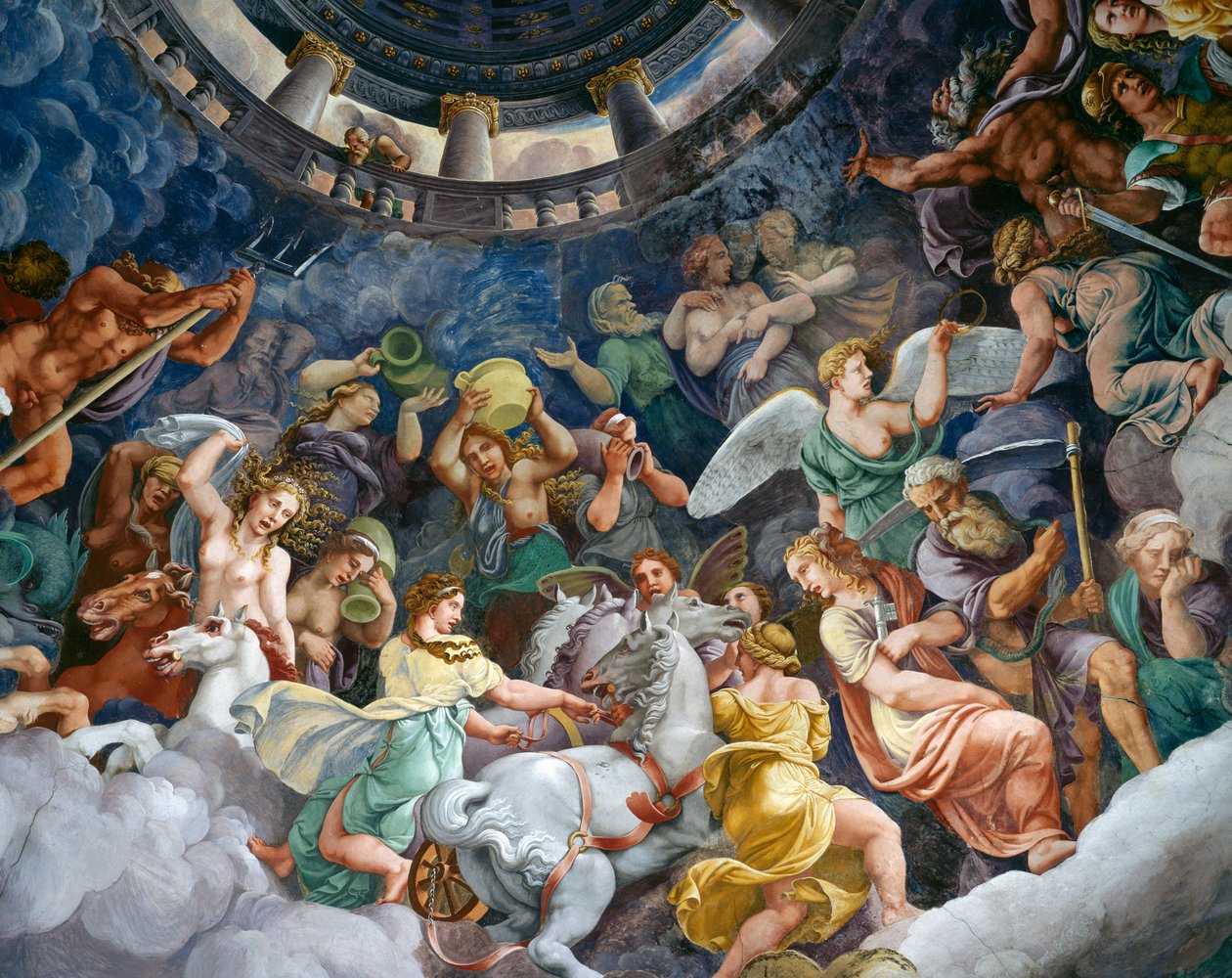 Gods of Olympus by Giulio Romano