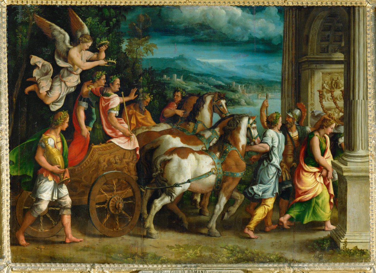 Triumph of Titus and Vespasian by Giulio Romano