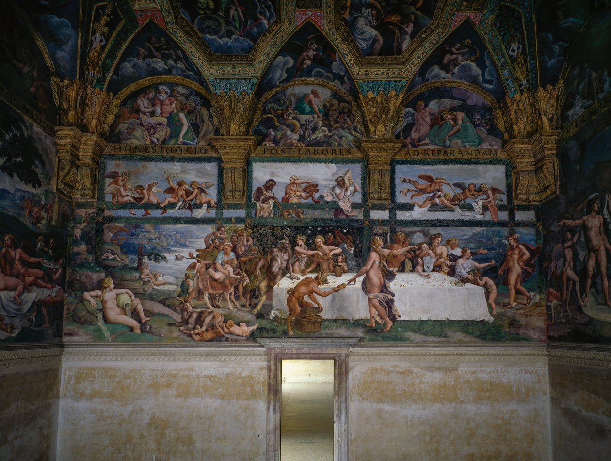 Wedding Feast or Banquet of Gods (detail) by Giulio Romano