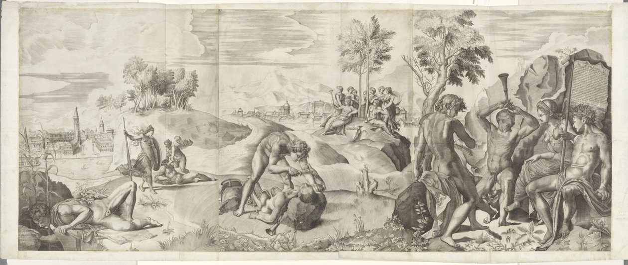 Apollo and Marsyas by Giulio Sanuto