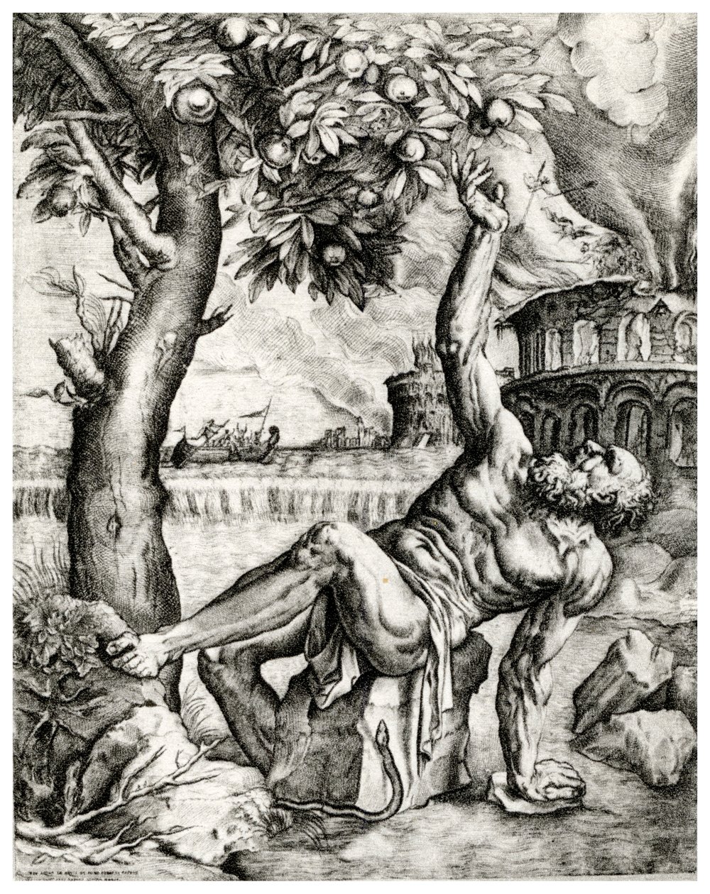 Tantalus by Giulio Sanuto