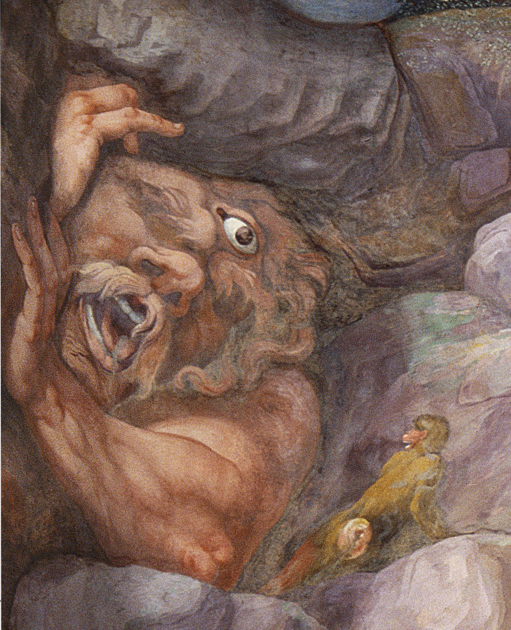 Detail of the Cyclops, from the Destruction of the Giants by Jupiter