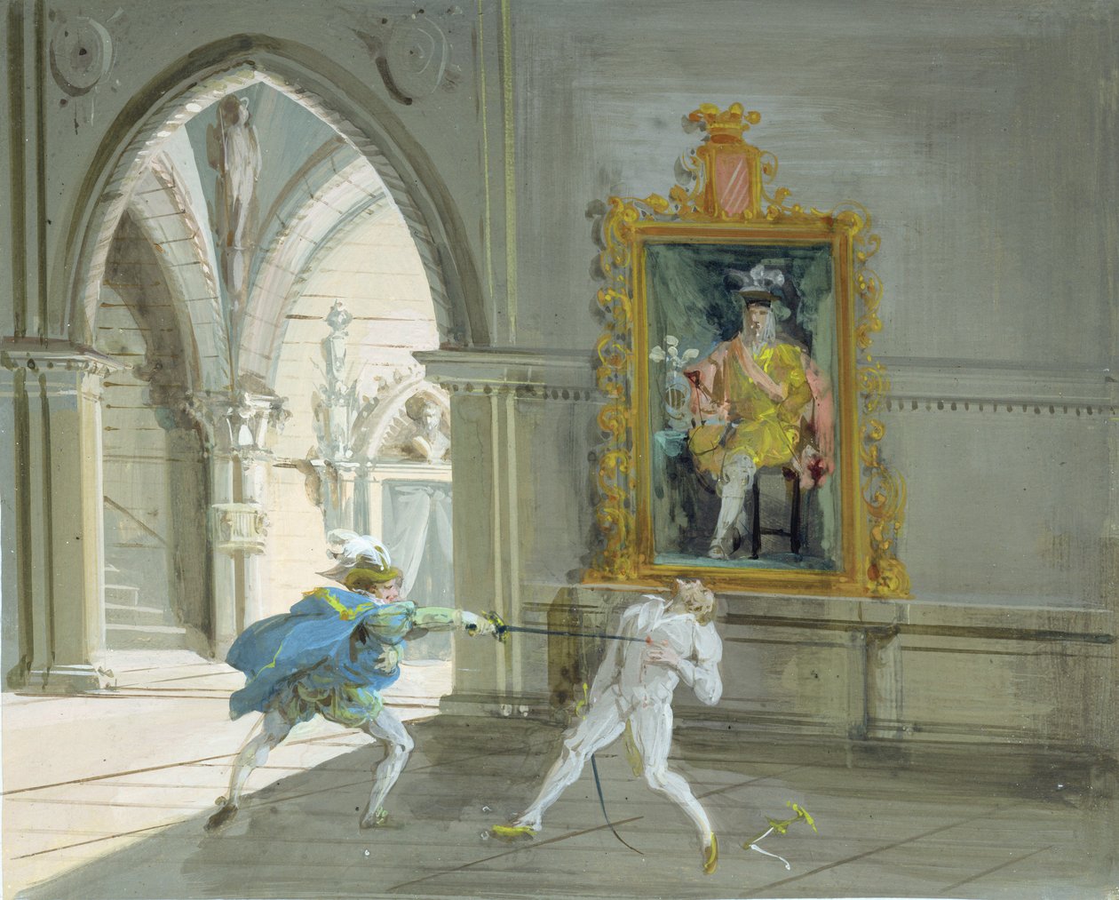 Don Juan, The Duel by Giuseppe Bernardino Bison