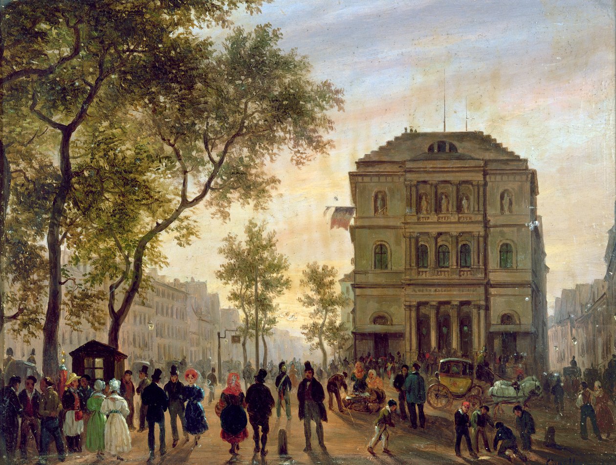 Boulevard Saint-Martin and the Theatre de l