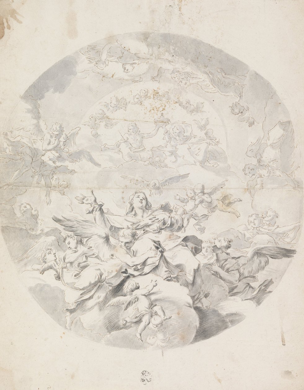 Ascension of the Virgin by Giuseppe Galeotti