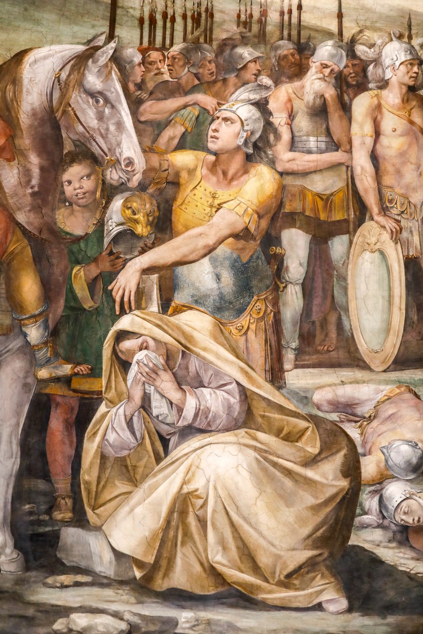 Battle between Horatii and Curiatii (detail) by Giuseppe (1568 1640) Cesari