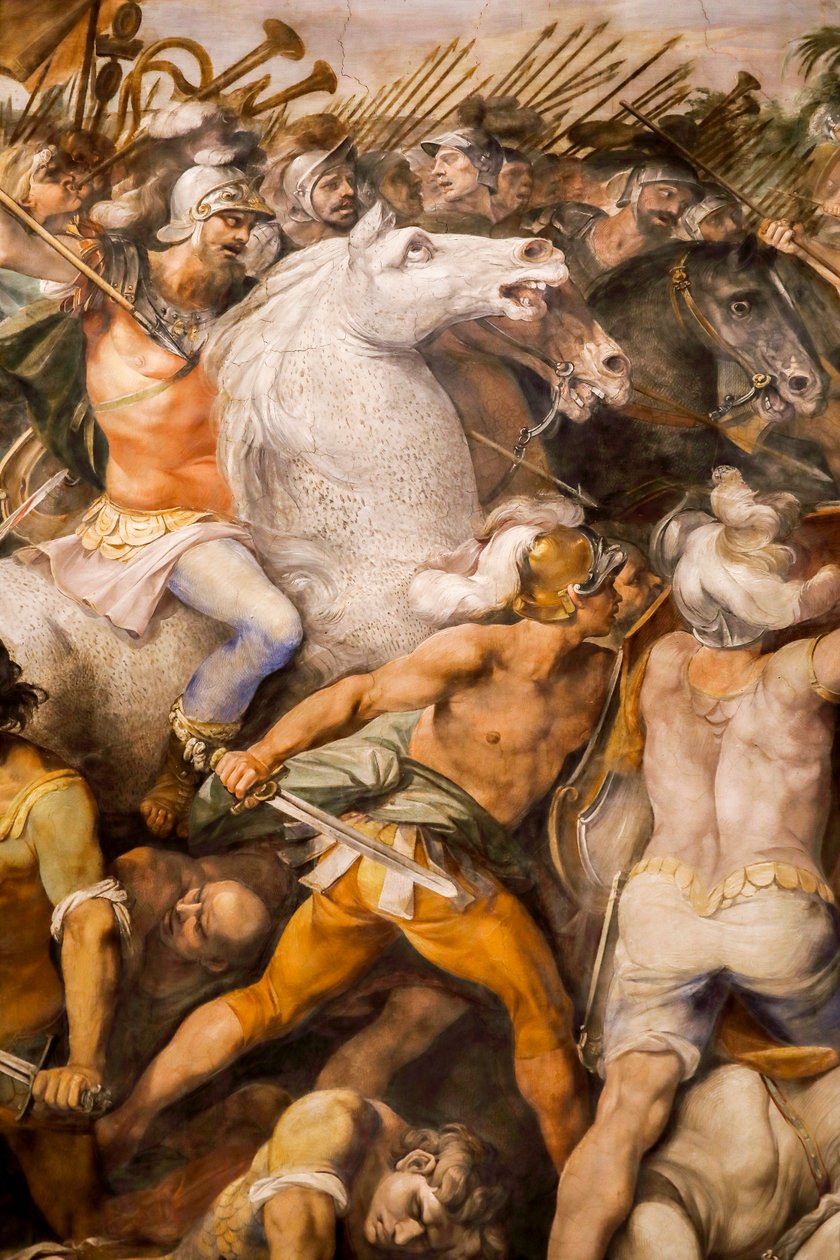 Battle between Horatii and Curiatii (detail) by Giuseppe (1568 1640) Cesari