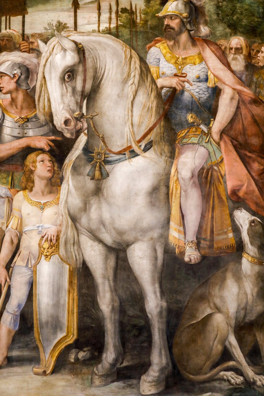 Battle between Horatii and Curiatii (detail) by Giuseppe (1568 1640) Cesari